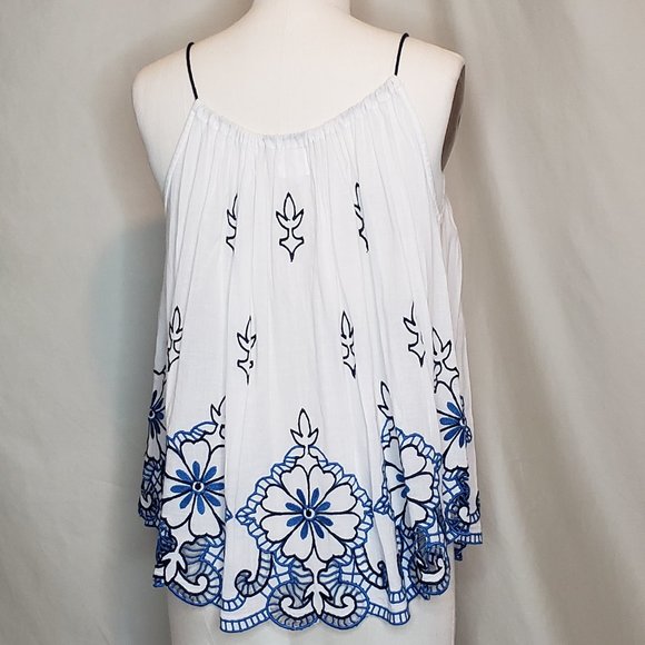 💋HOST PICK💋Anthropologie Farren Embroidered Swing Tank - Picture 3 of 12